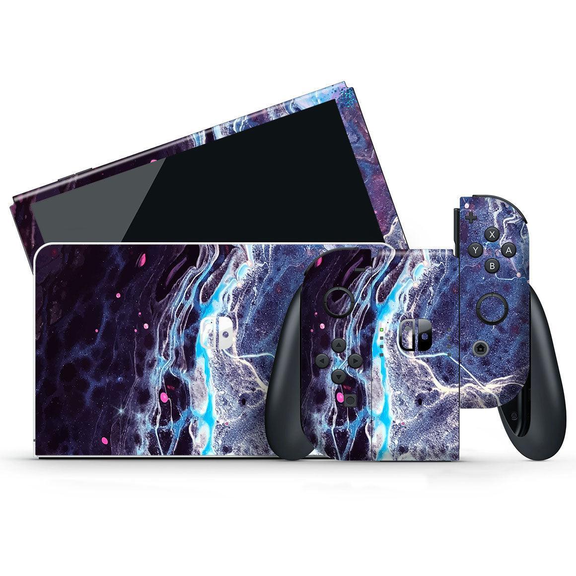 Nintendo Switch OLED Oil Paint Series Skins - Slickwraps