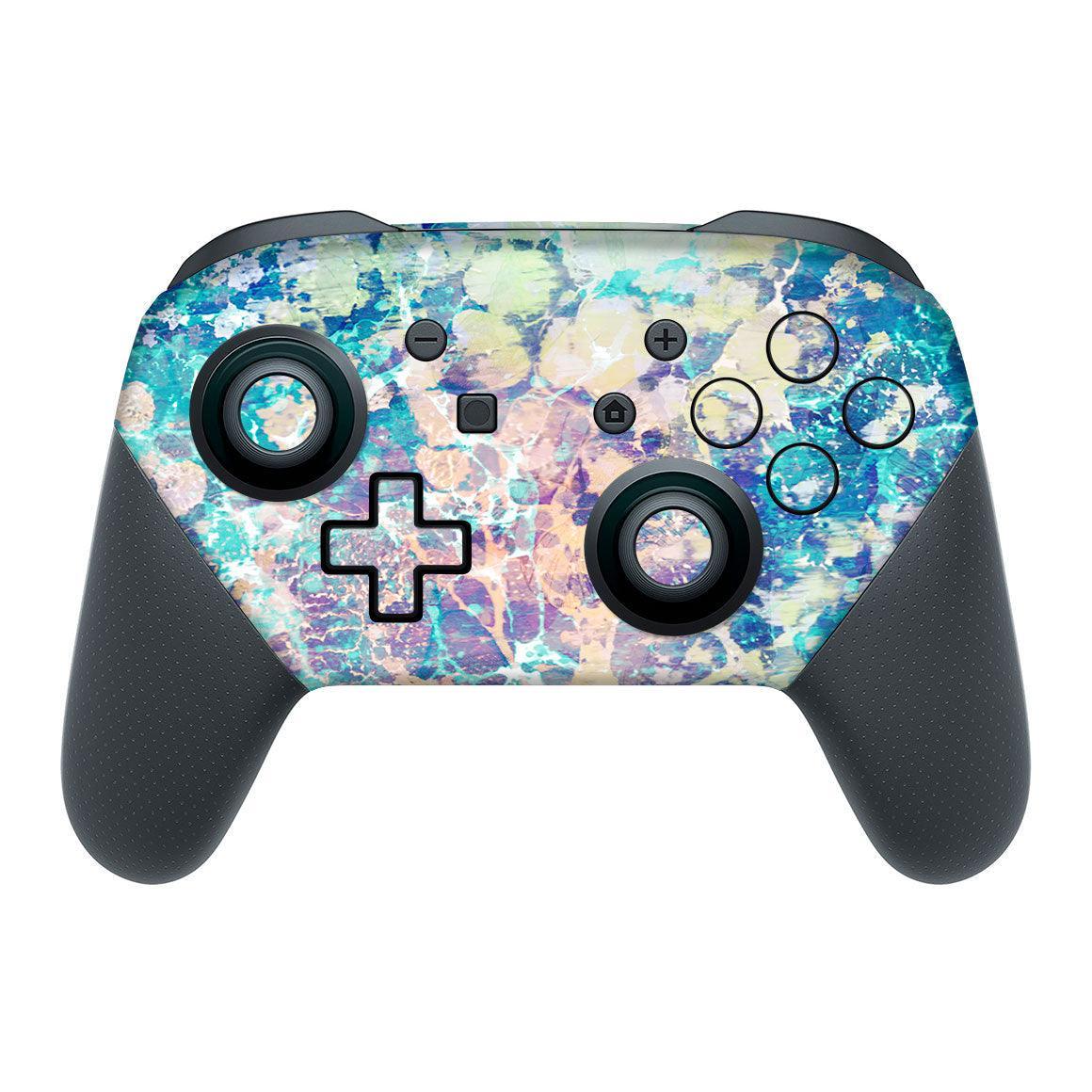 Nintendo Switch Pro Controller Marble Series Skins - Slickwraps