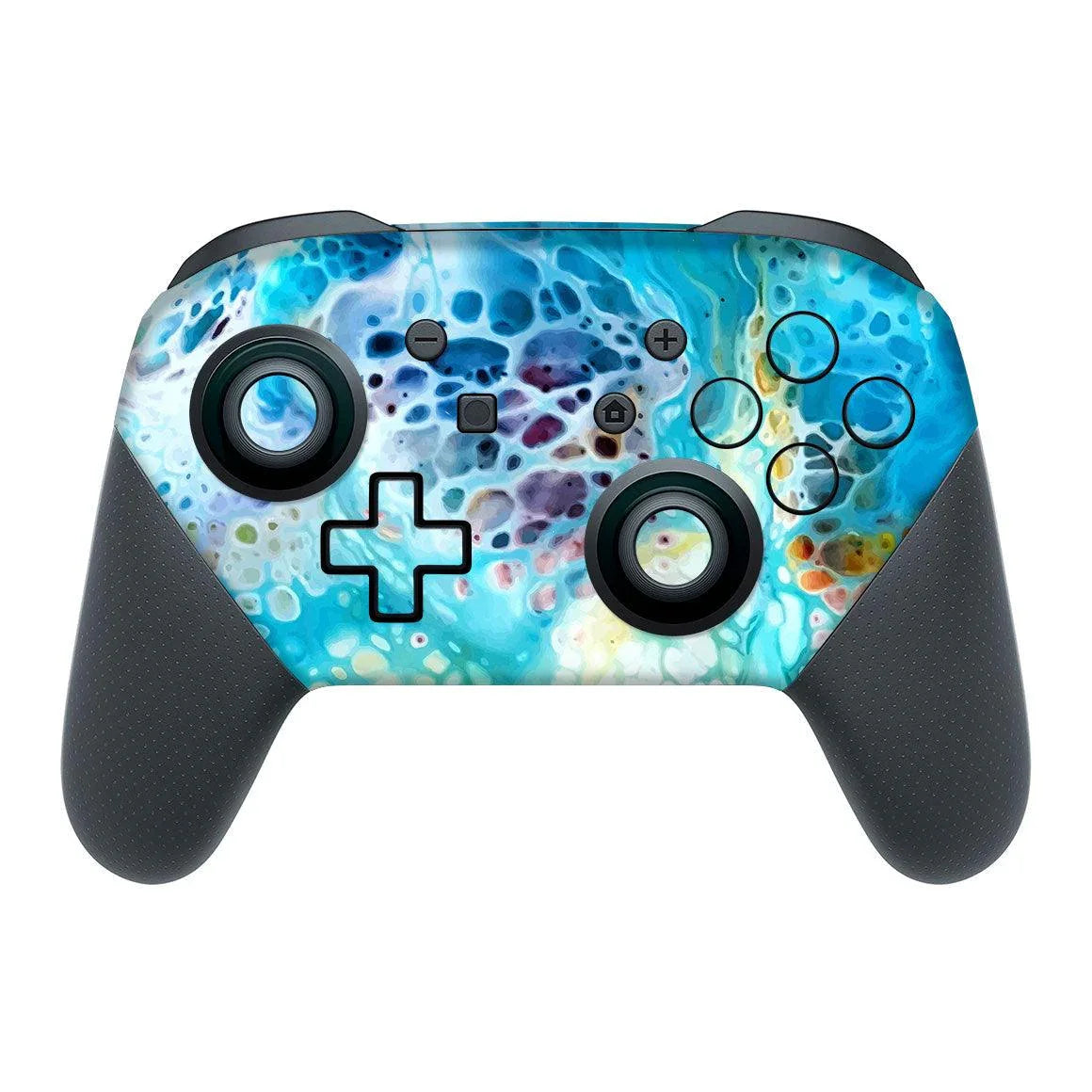 Nintendo Switch Pro Controller Oil Paint Series Skins - Slickwraps