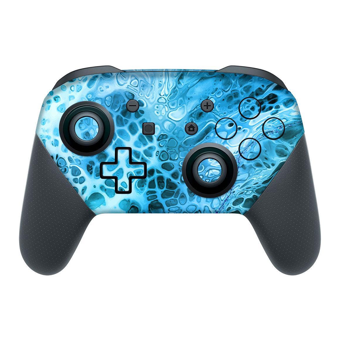 Nintendo Switch Pro Controller Oil Paint Series Skins - Slickwraps