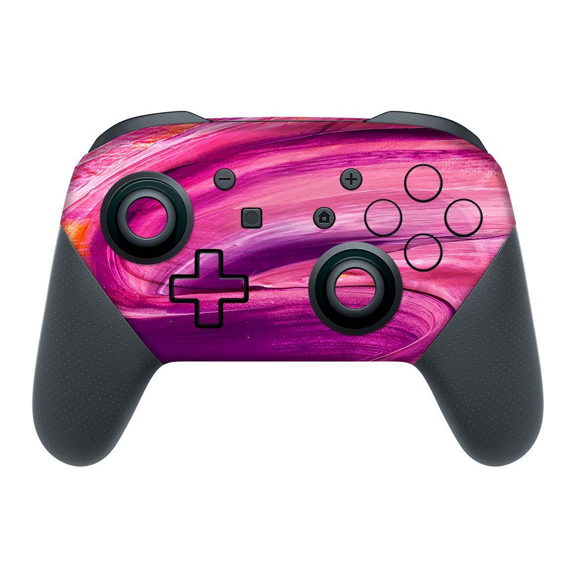 Nintendo Switch Pro Controller Oil Paint Series Skins - Slickwraps