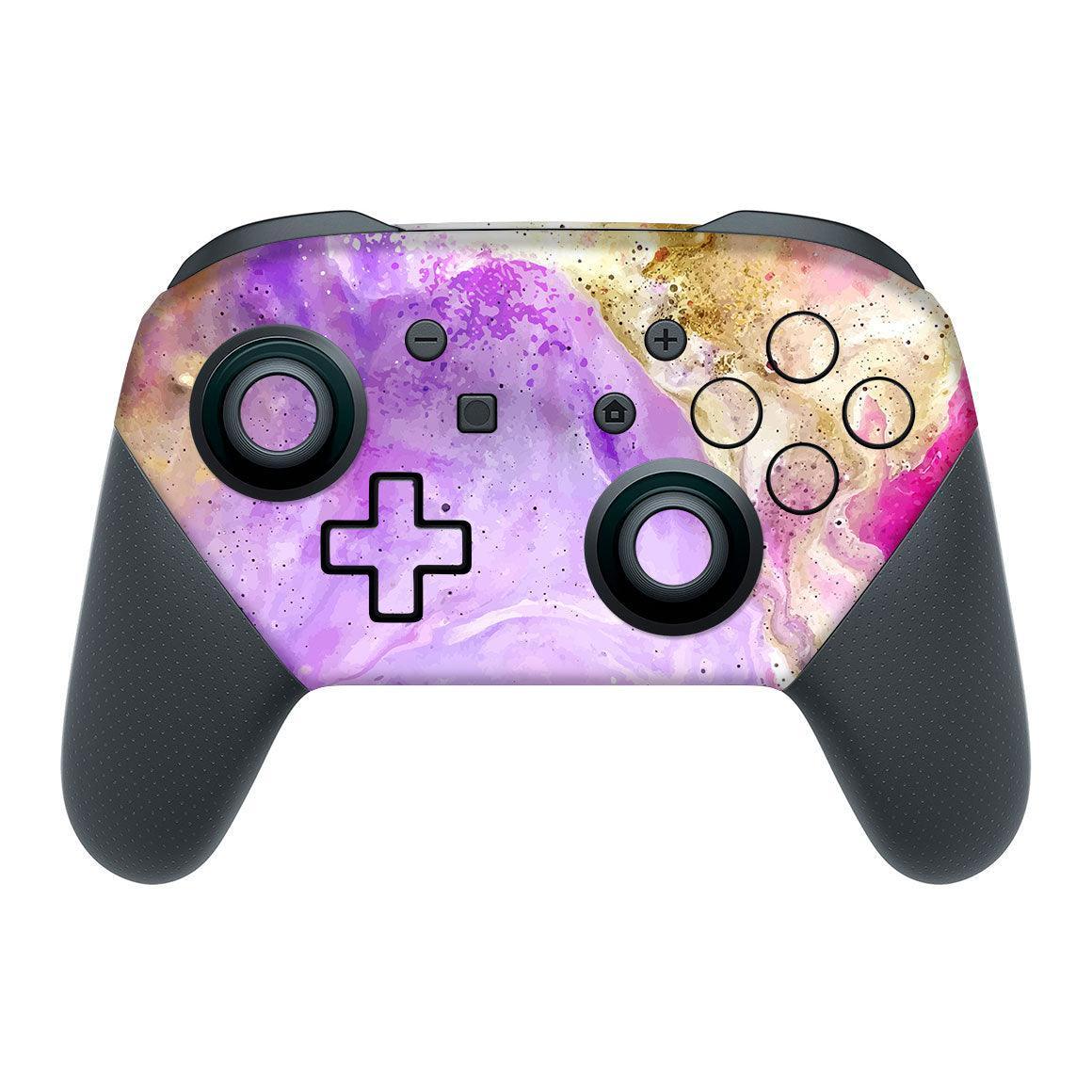 Nintendo Switch Pro Controller Oil Paint Series Skins - Slickwraps