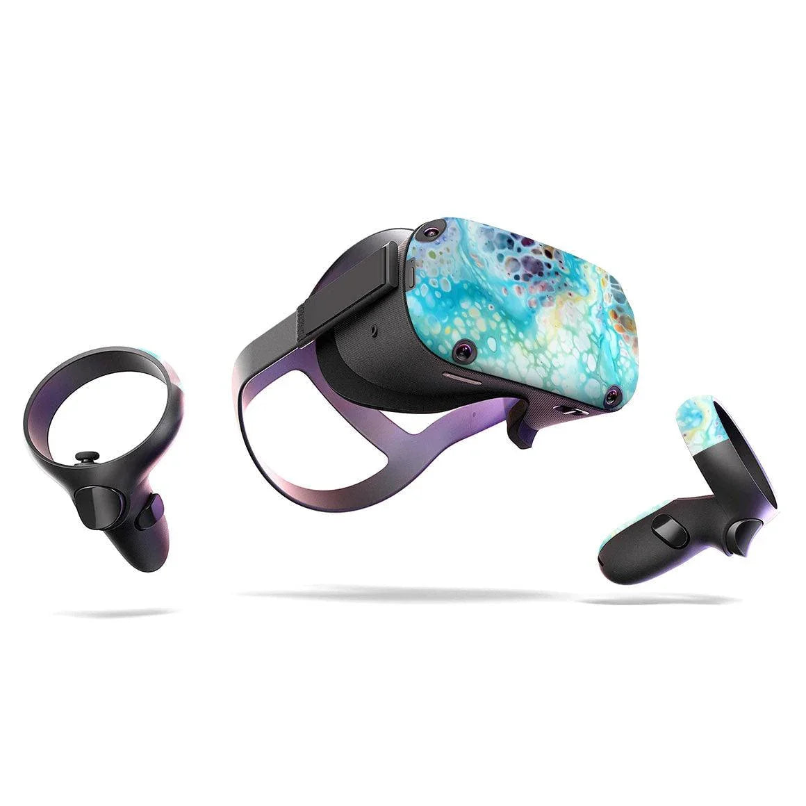 Oculus Quest VR  Oil Paint Series Skins - Slickwraps