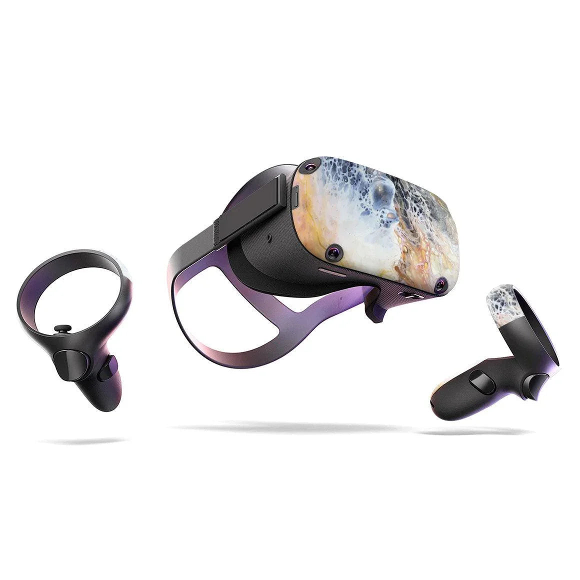 Oculus Quest VR  Oil Paint Series Skins - Slickwraps