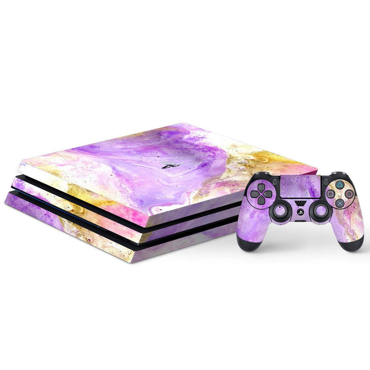 Playstation 4 Pro Oil Paint Series Skins - Slickwraps