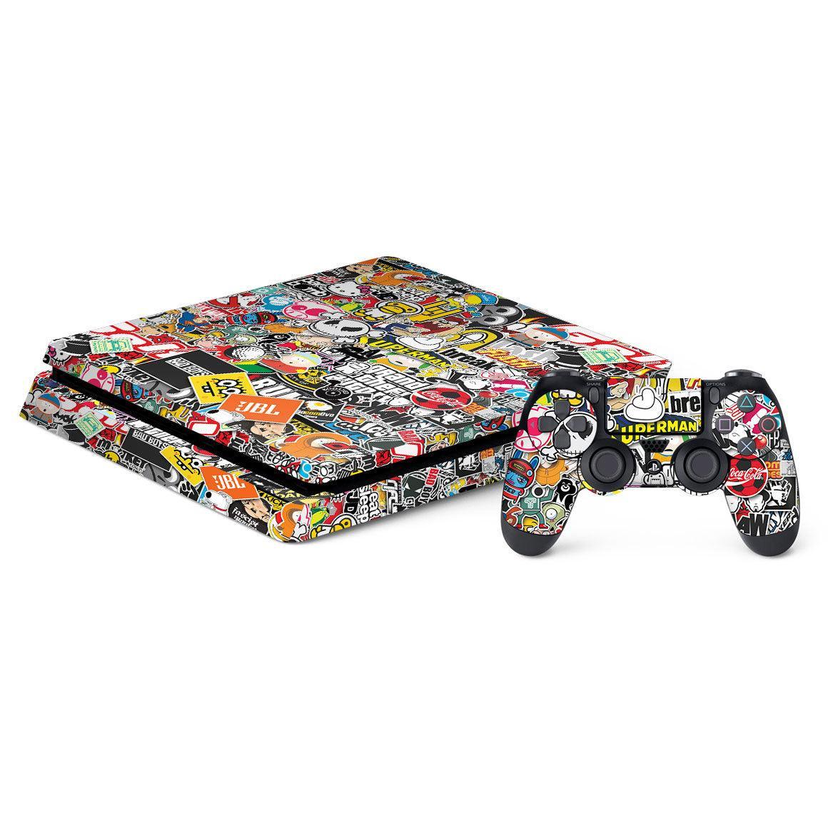 Playstation 4 Slim Designer Series Skins - Slickwraps