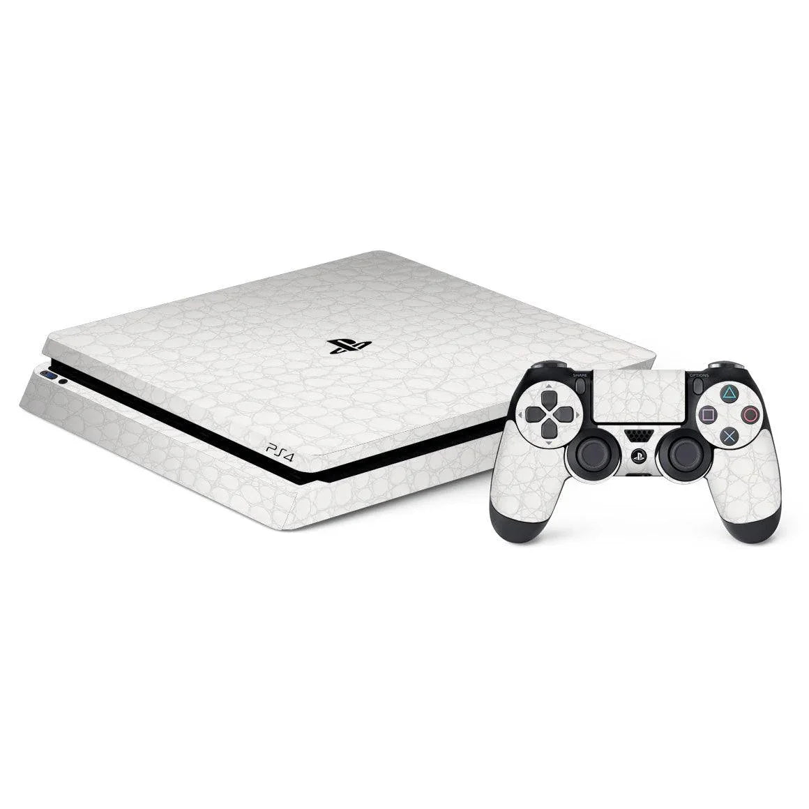 Playstation 4 Slim Leather Series Skins - Slickwraps