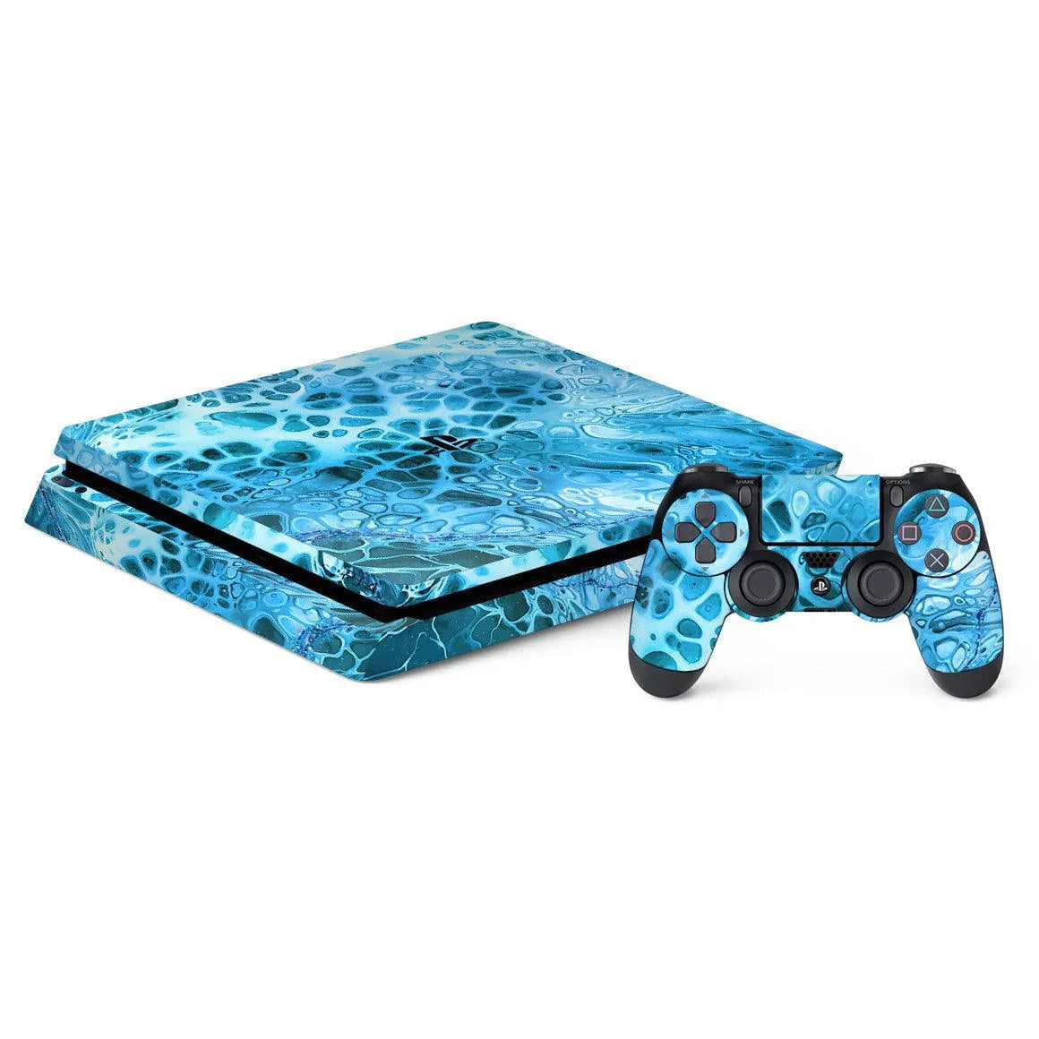 Playstation 4 Slim Oil Paint Series Skins - Slickwraps