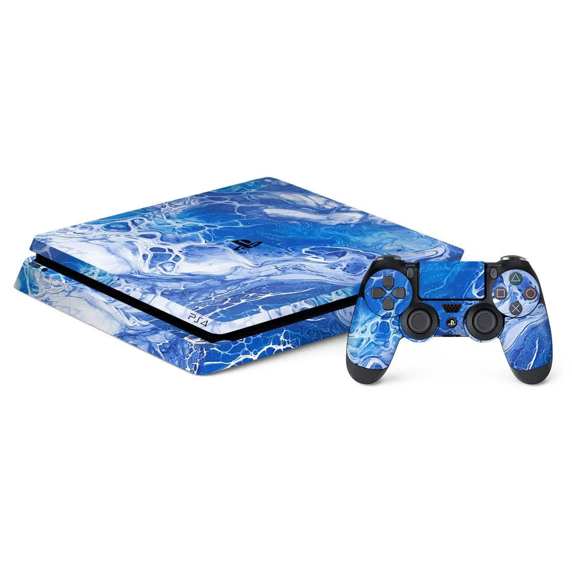Playstation 4 Slim Oil Paint Series Skins - Slickwraps
