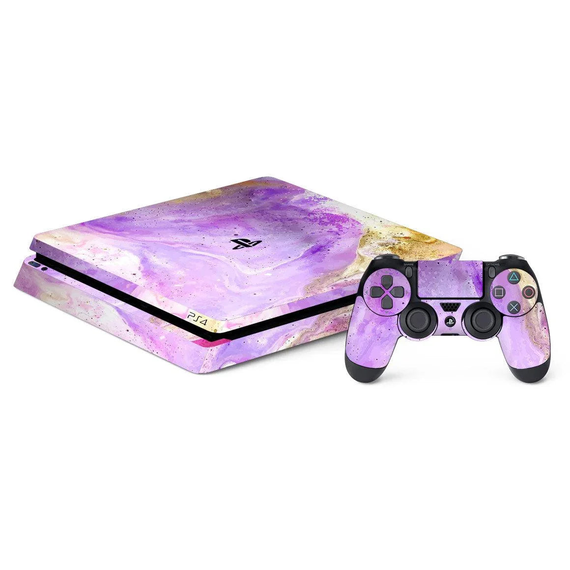Playstation 4 Slim Oil Paint Series Skins - Slickwraps