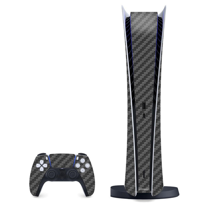 Playstation 5 Digital Carbon Series Skins - Slickwraps