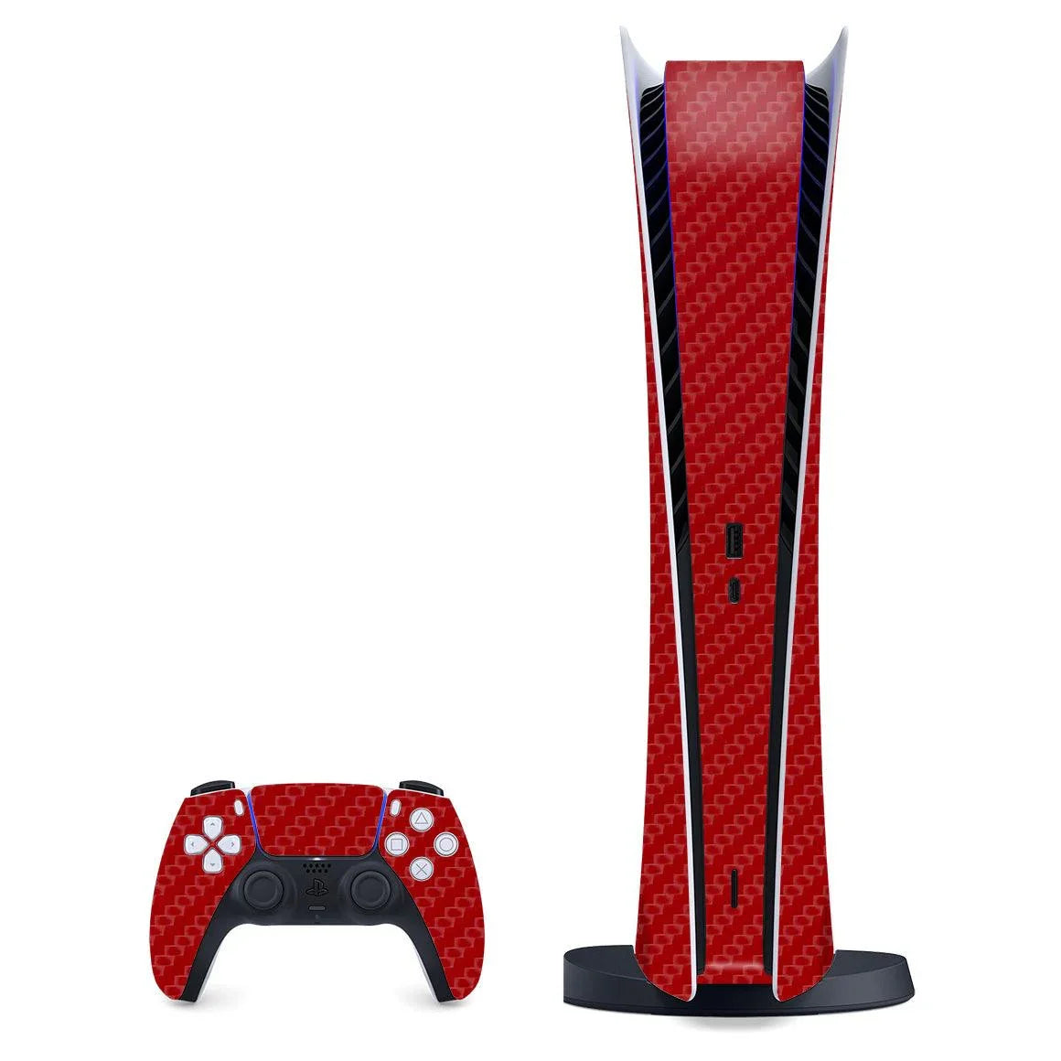 Playstation 5 Digital Carbon Series Skins - Slickwraps
