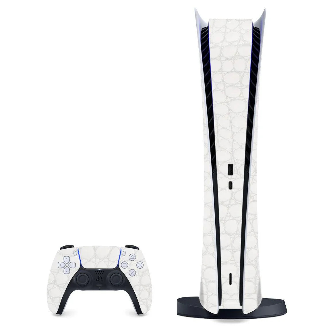 Playstation 5 Digital Leather Series Skins - Slickwraps