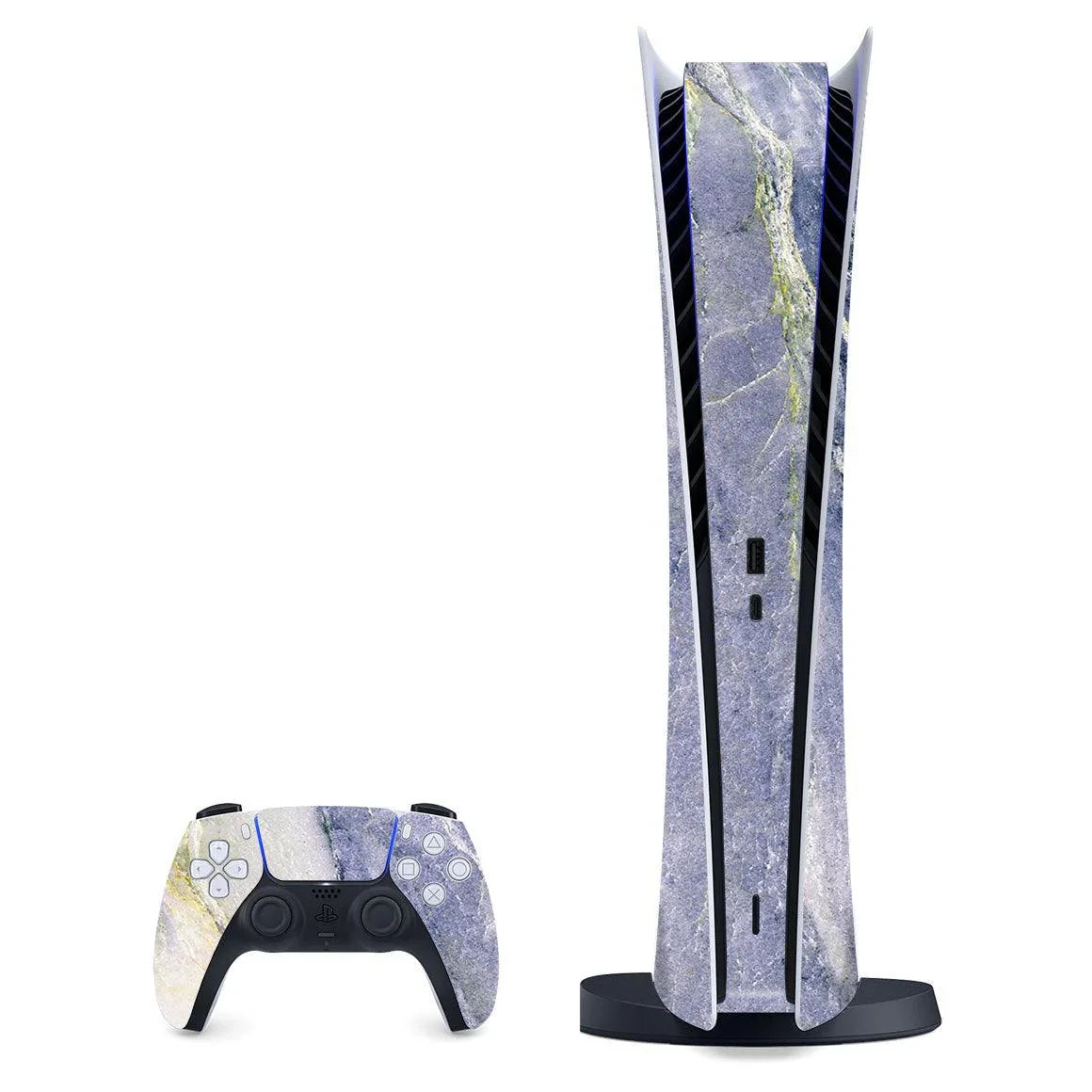 Playstation 5 Digital Marble Series Skins - Slickwraps