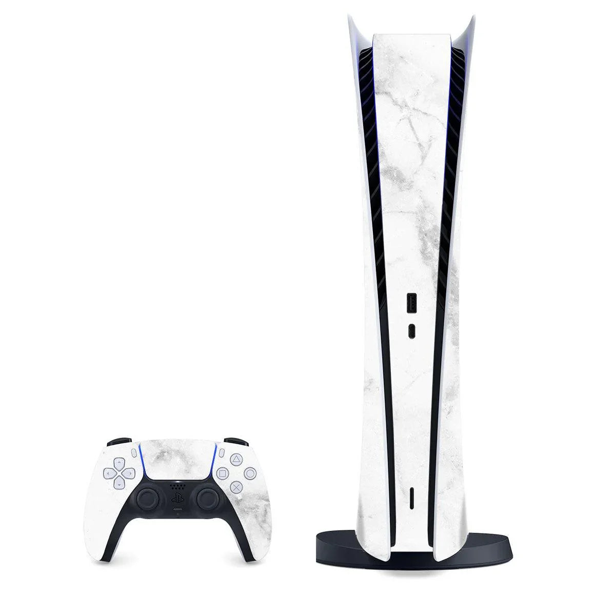 Playstation 5 Digital Marble Series Skins - Slickwraps