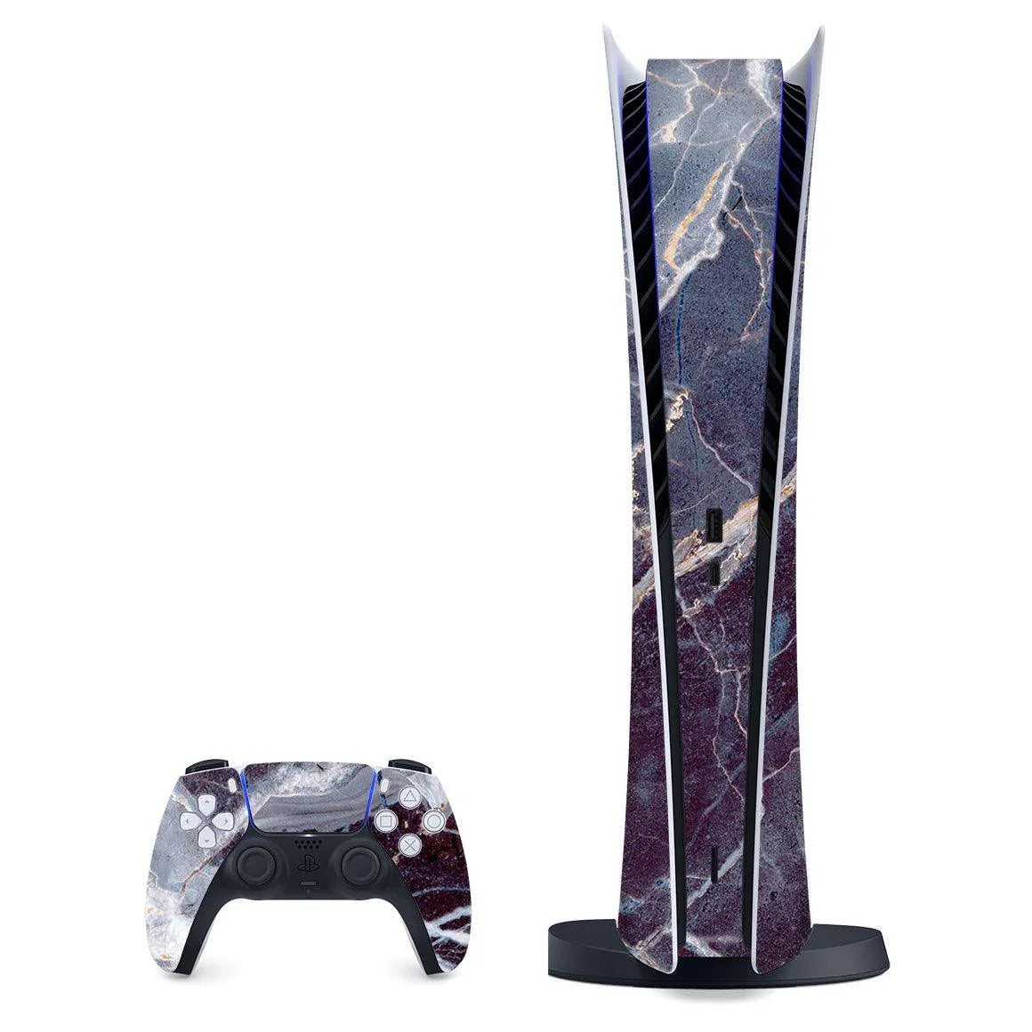 Playstation 5 Digital Marble Series Skins - Slickwraps