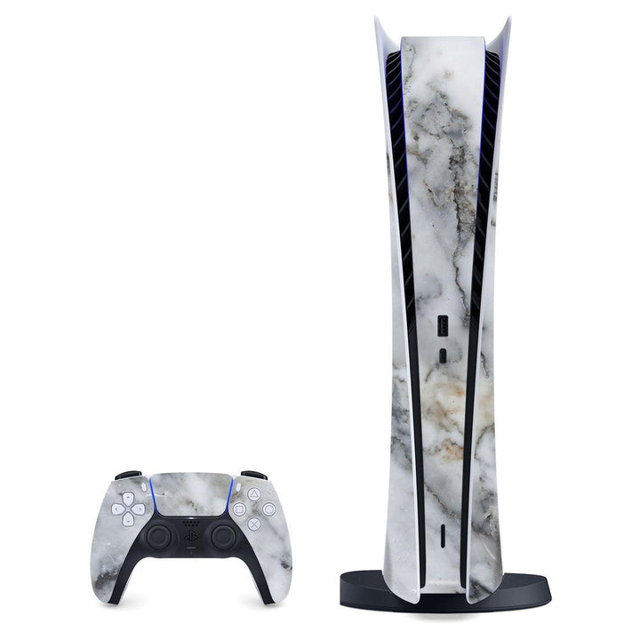 Playstation 5 Digital Marble Series Skins - Slickwraps