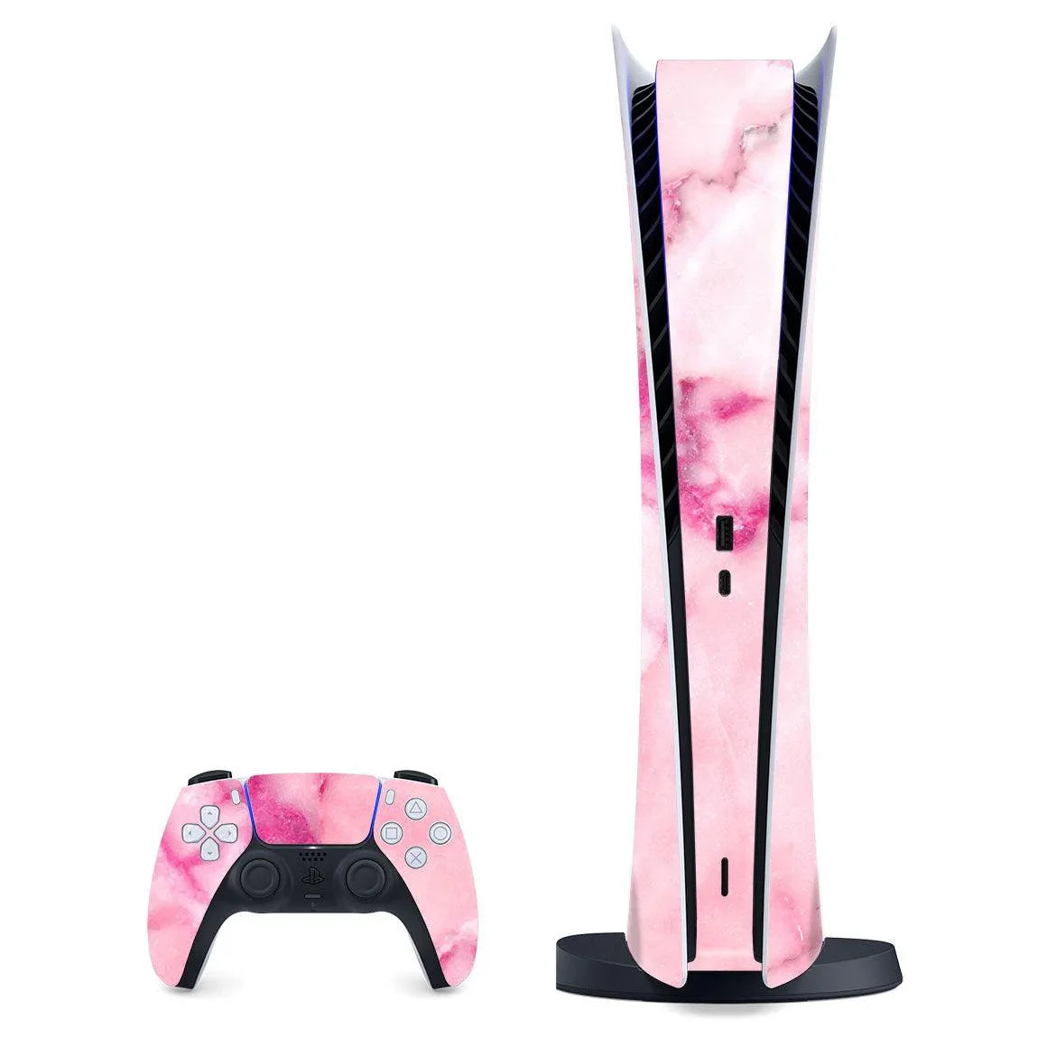 Playstation 5 Digital Marble Series Skins - Slickwraps