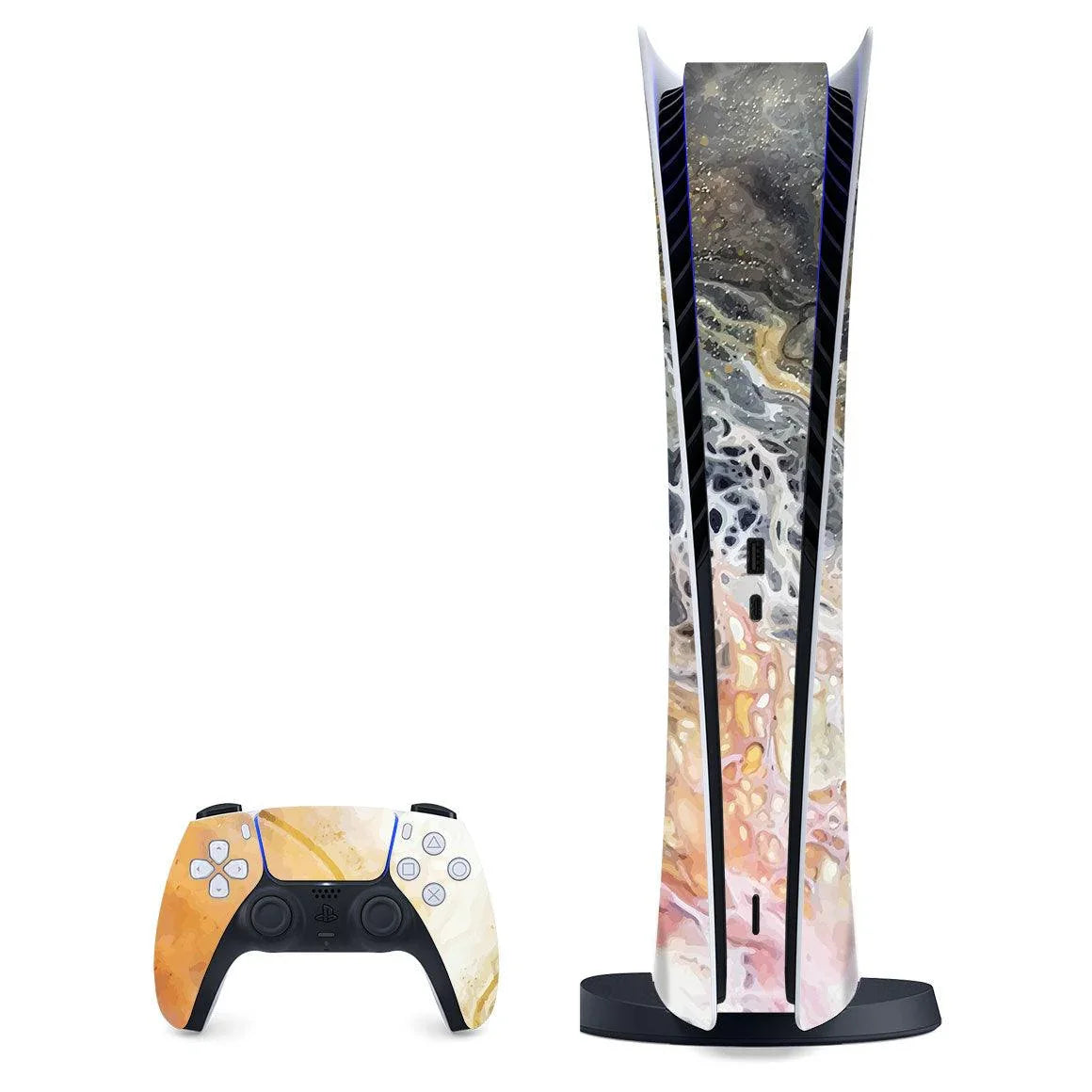Playstation 5 Digital Oil Paint Series Skins - Slickwraps