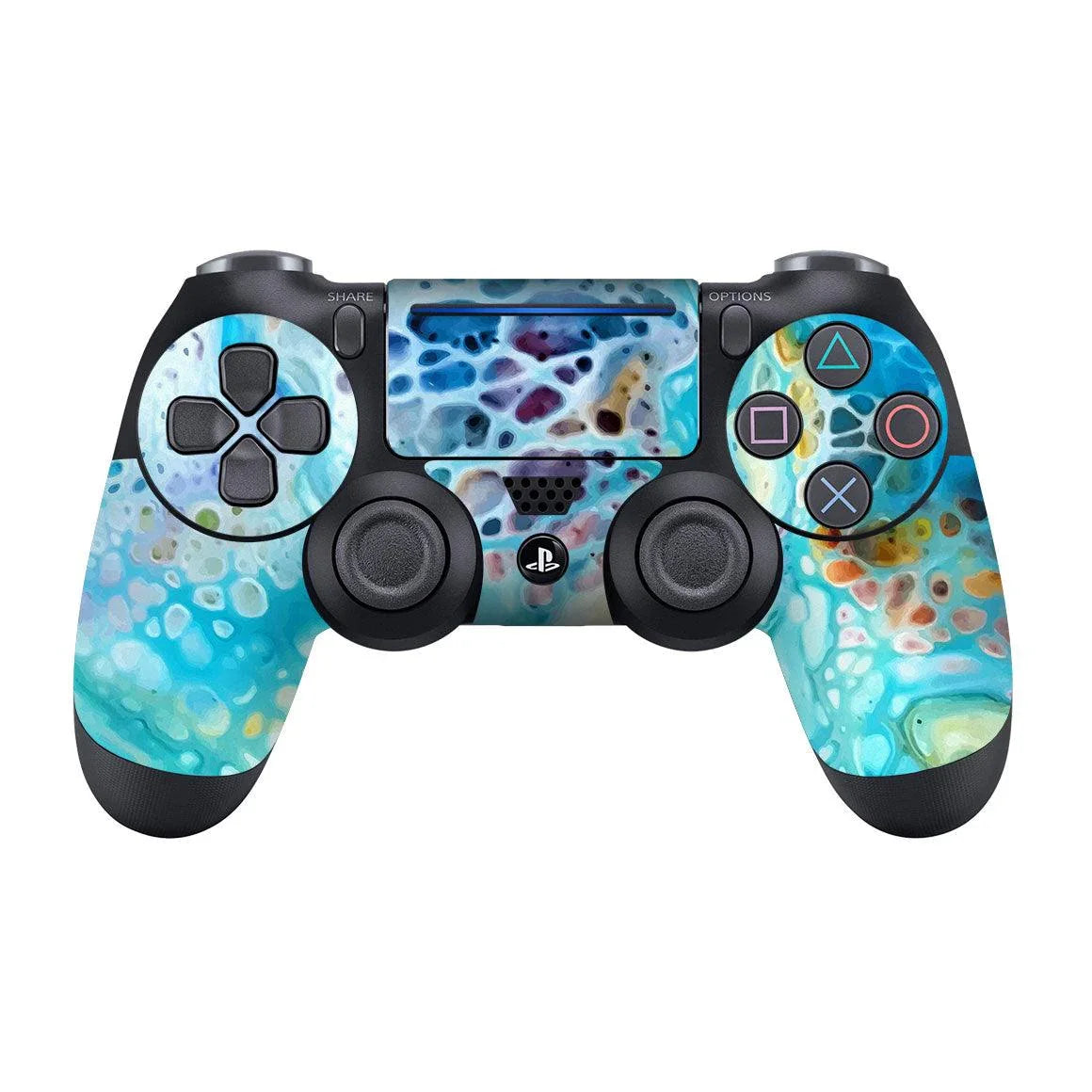 PS4 Pro Controller Oil Paint Series Skins - Slickwraps