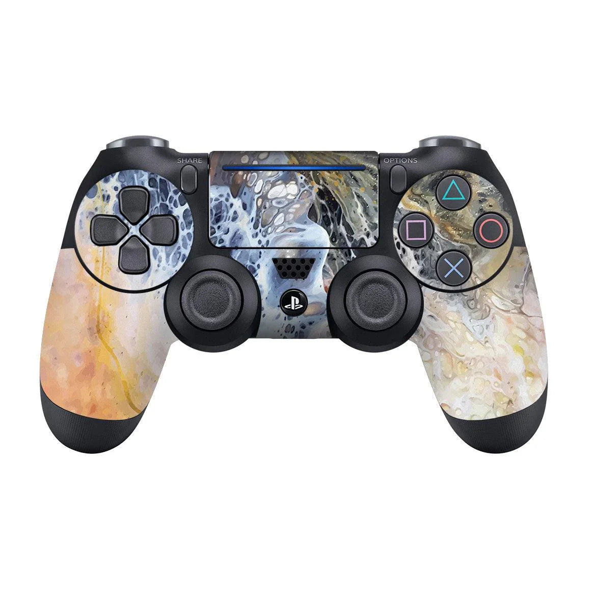 PS4 Pro Controller Oil Paint Series Skins - Slickwraps