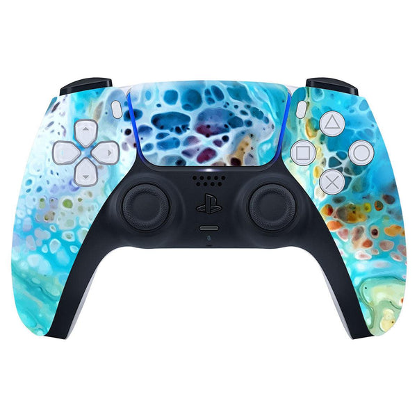 PS5 Controller Oil Paint Series Skins - Slickwraps