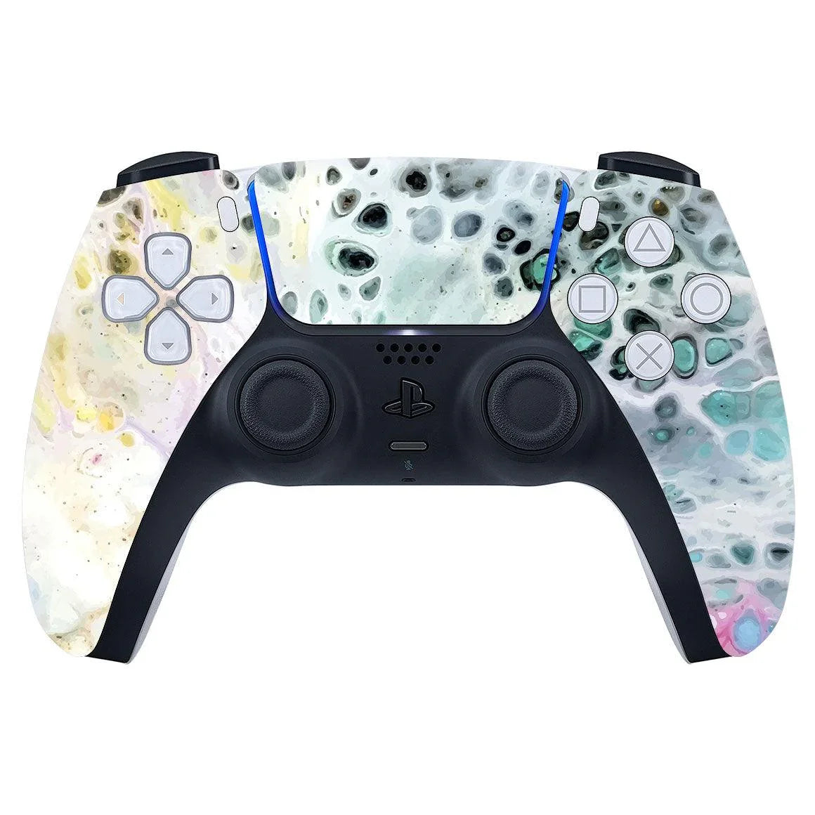 PS5 Controller Oil Paint Series Skins - Slickwraps