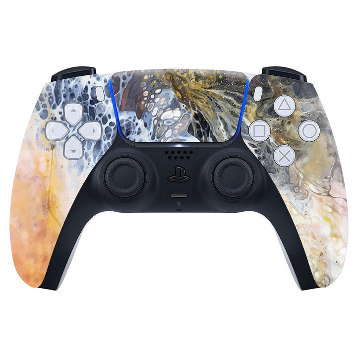 PS5 Controller Oil Paint Series Skins - Slickwraps