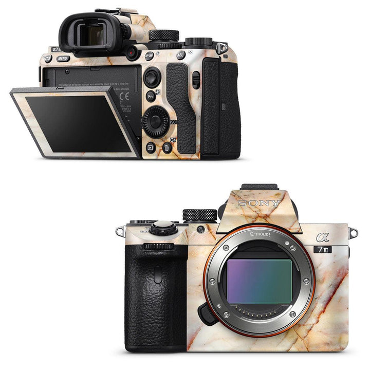 Sony Alpha A7 III Camera (2018) Marble Series Skins - Slickwraps
