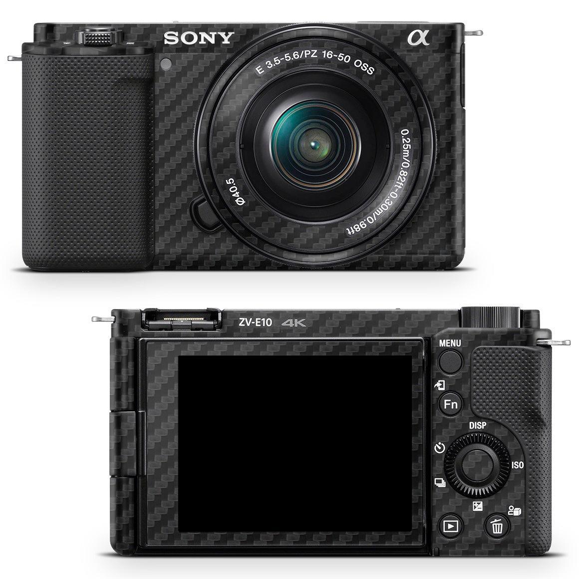 Sony Alpha ZV-E10 (2021) Carbon Series Skins - Slickwraps