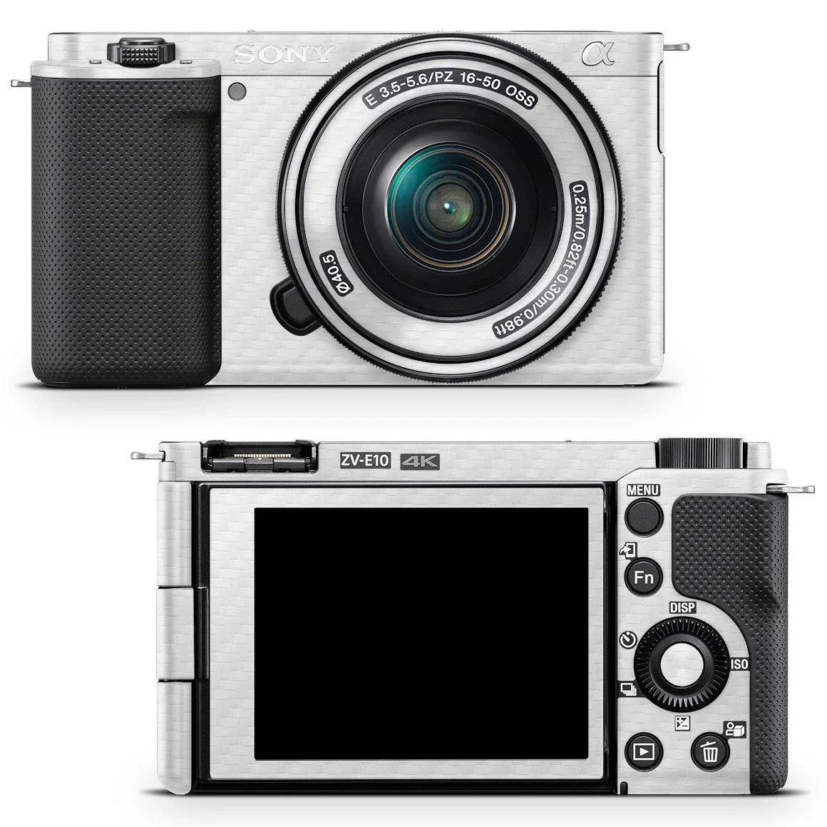 Sony Alpha ZV-E10 (2021) Carbon Series Skins - Slickwraps