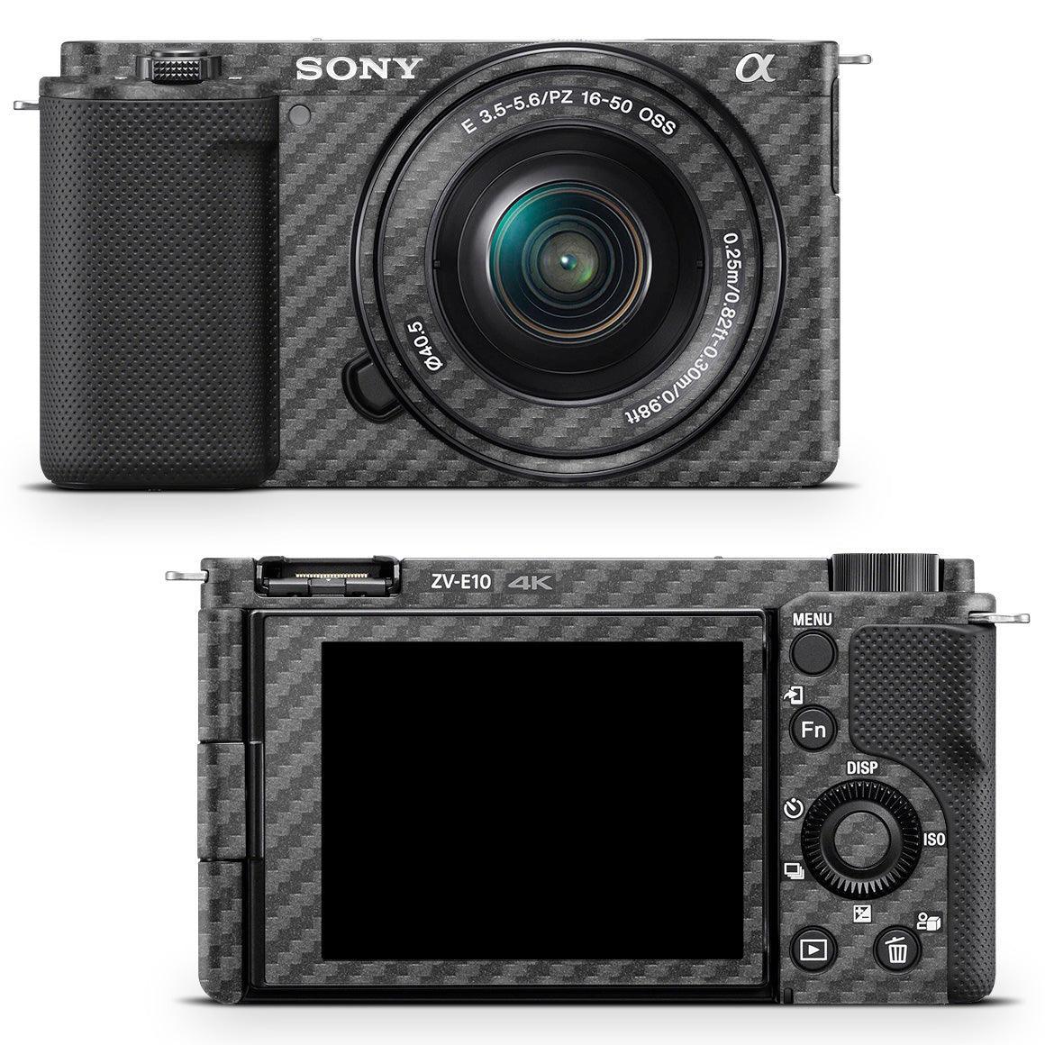 Sony Alpha ZV-E10 (2021) Carbon Series Skins - Slickwraps