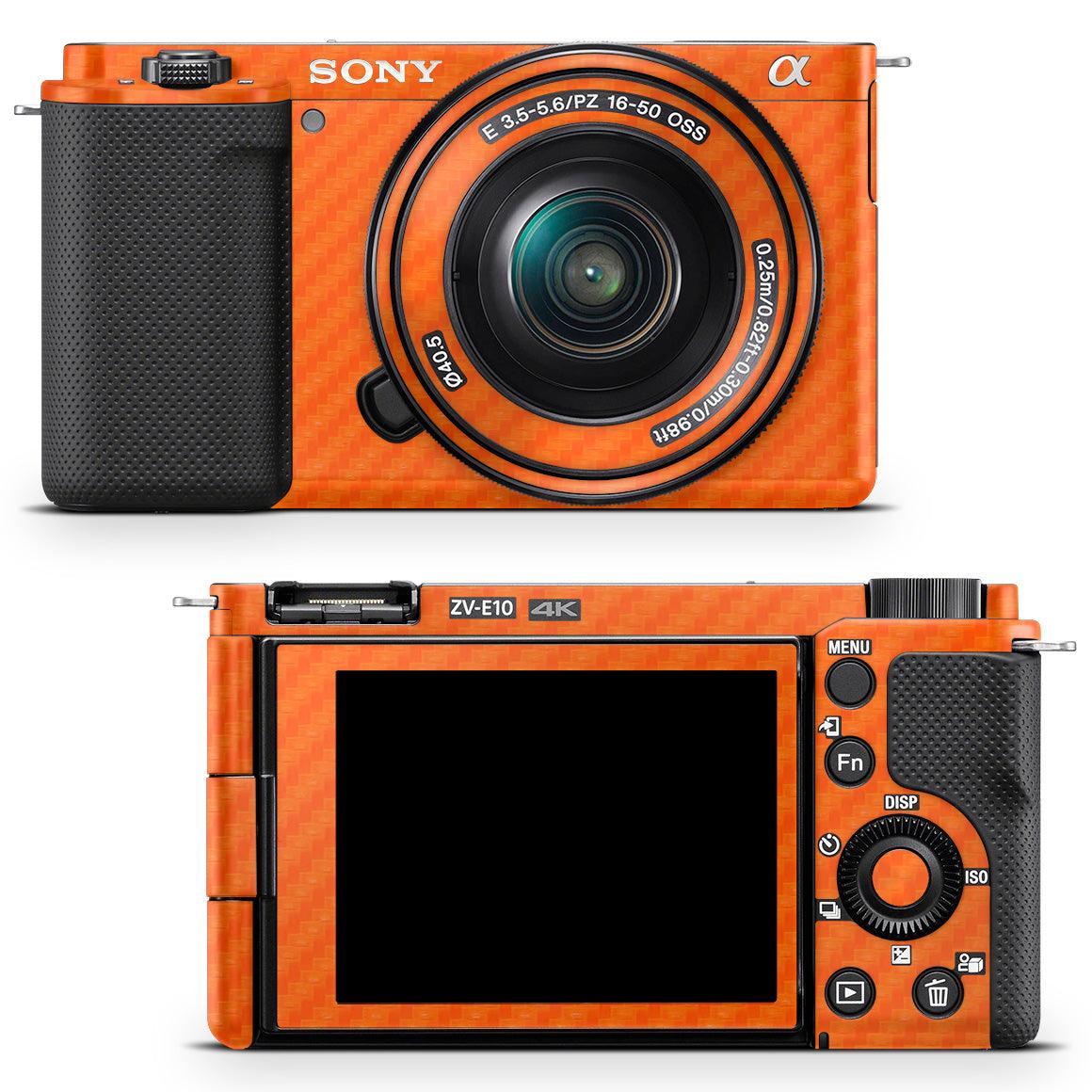 Sony Alpha ZV-E10 (2021) Carbon Series Skins - Slickwraps