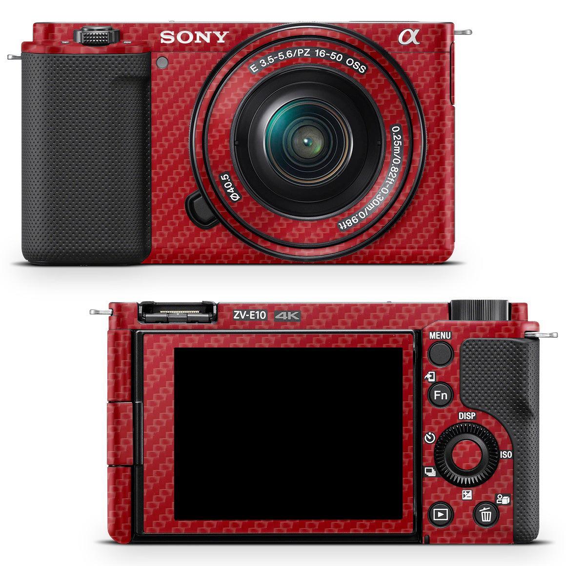 Sony Alpha ZV-E10 (2021) Carbon Series Skins - Slickwraps