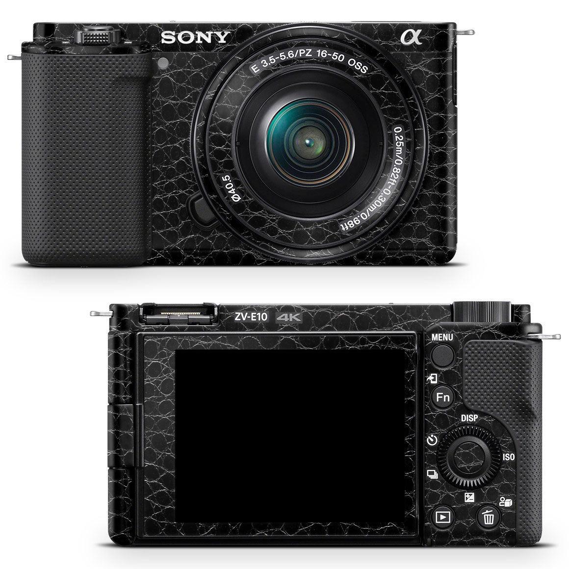 Sony Alpha ZV-E10 (2021) Leather Series Skins - Slickwraps