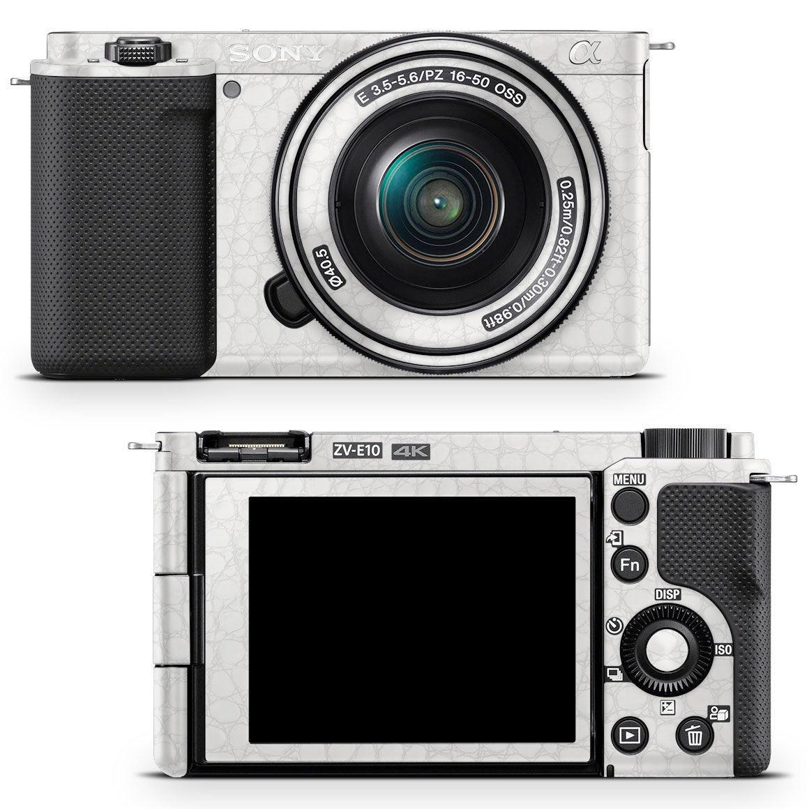 Sony Alpha ZV-E10 (2021) Leather Series Skins - Slickwraps