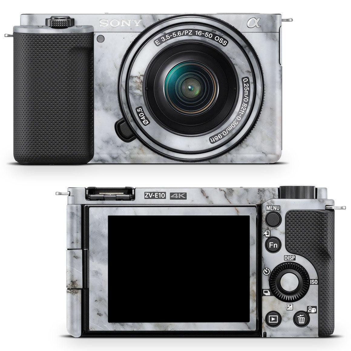 Sony Alpha ZV-E10 (2021) Marble Series Skins - Slickwraps