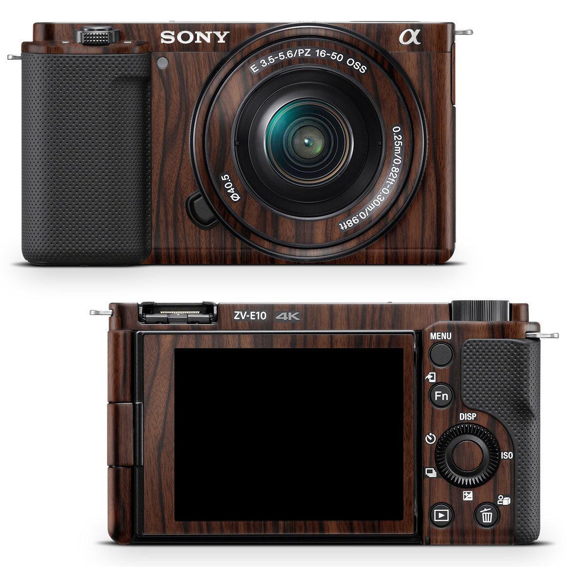 Sony Alpha ZV-E10 (2021) Wood Series Skins - Slickwraps