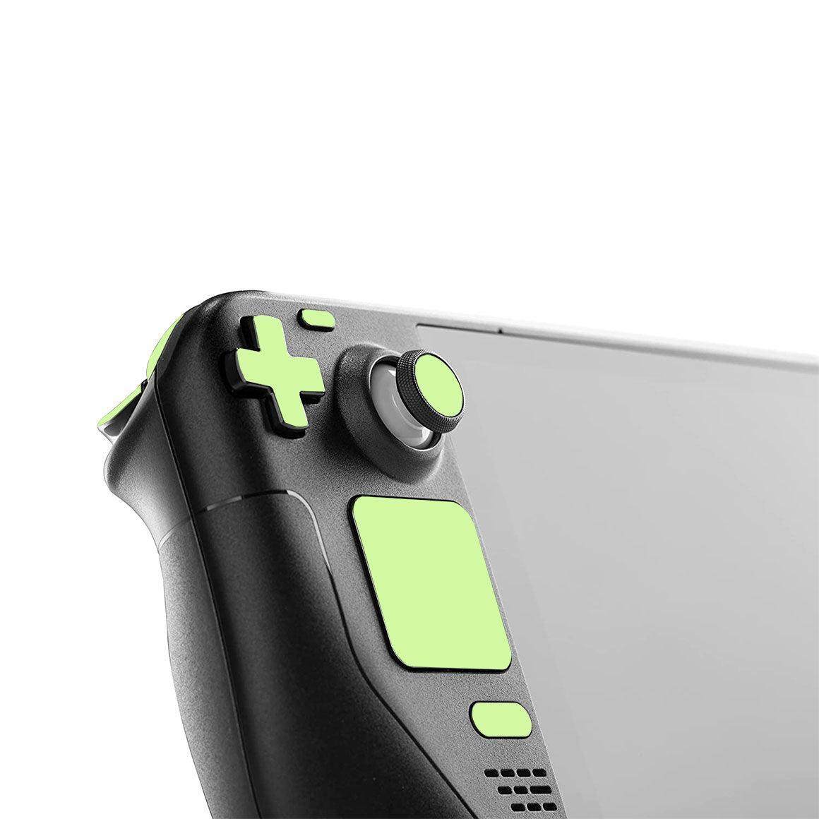 Steam Deck Trackpad Green Glow Skin - Slickwraps