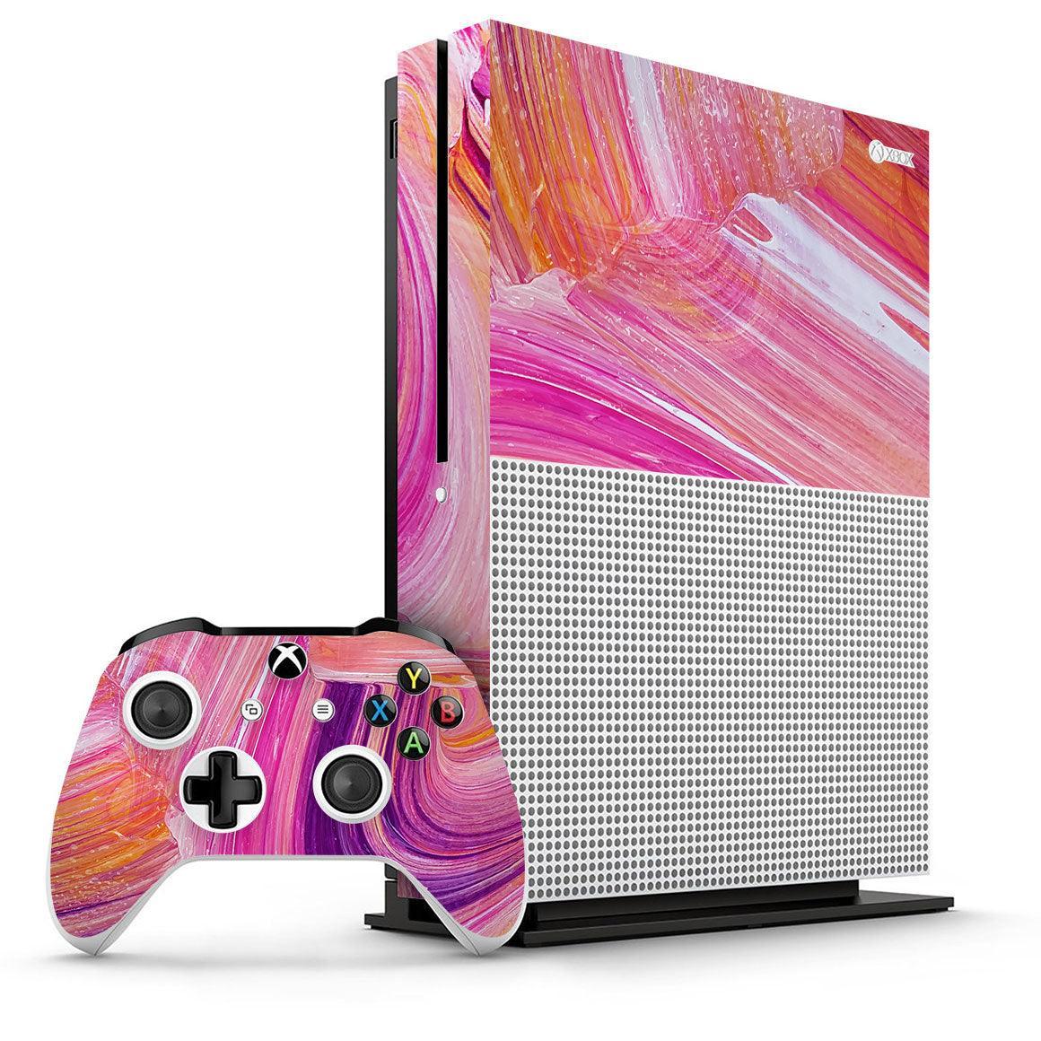 Xbox One S Oil Paint Series Skins - Slickwraps