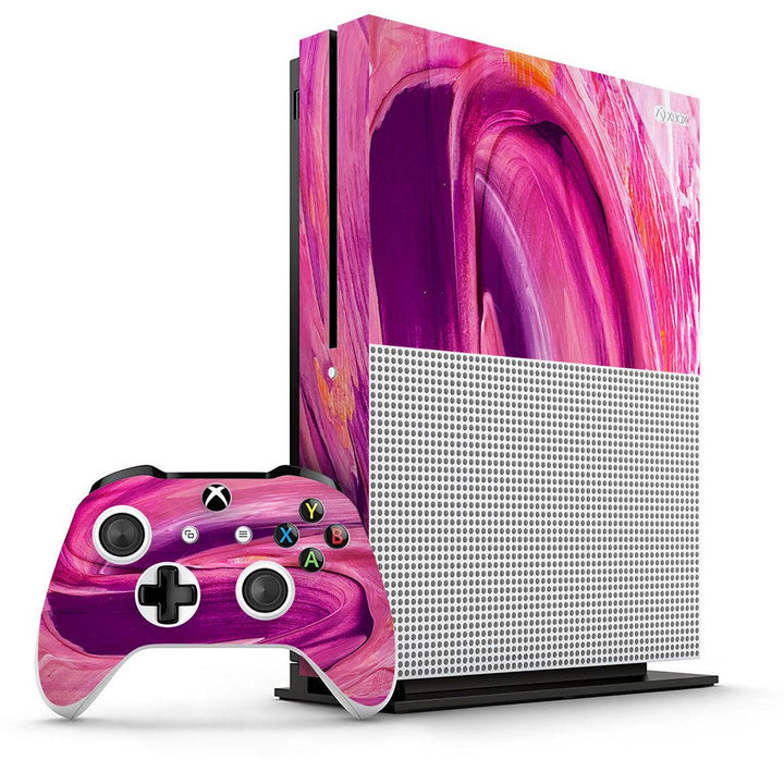 Xbox One S Oil Paint Series Skins - Slickwraps