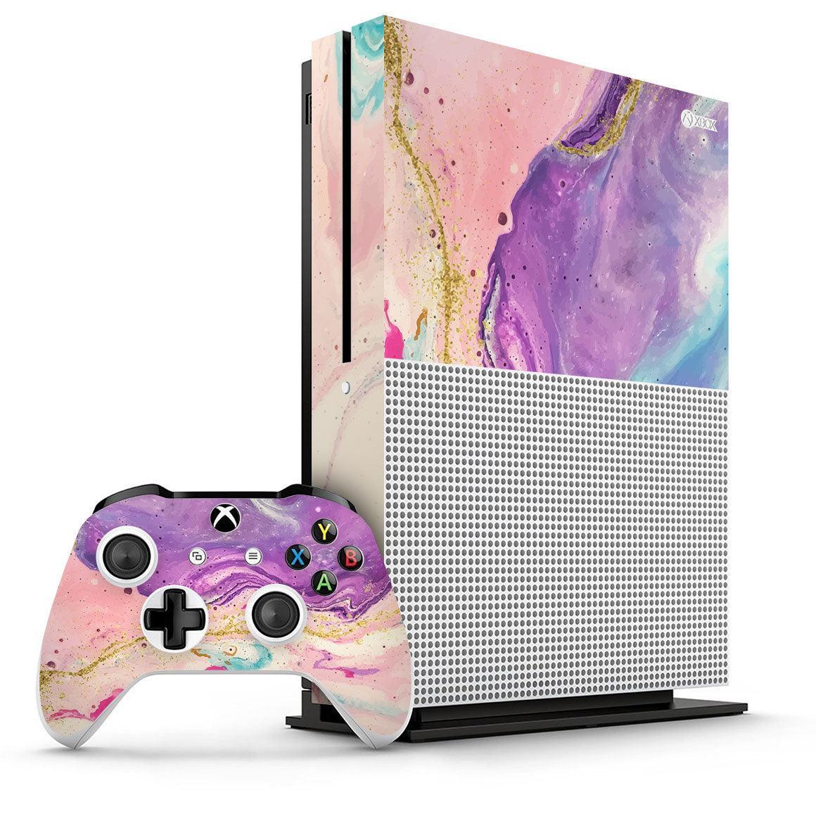 Xbox One S Oil Paint Series Skins - Slickwraps