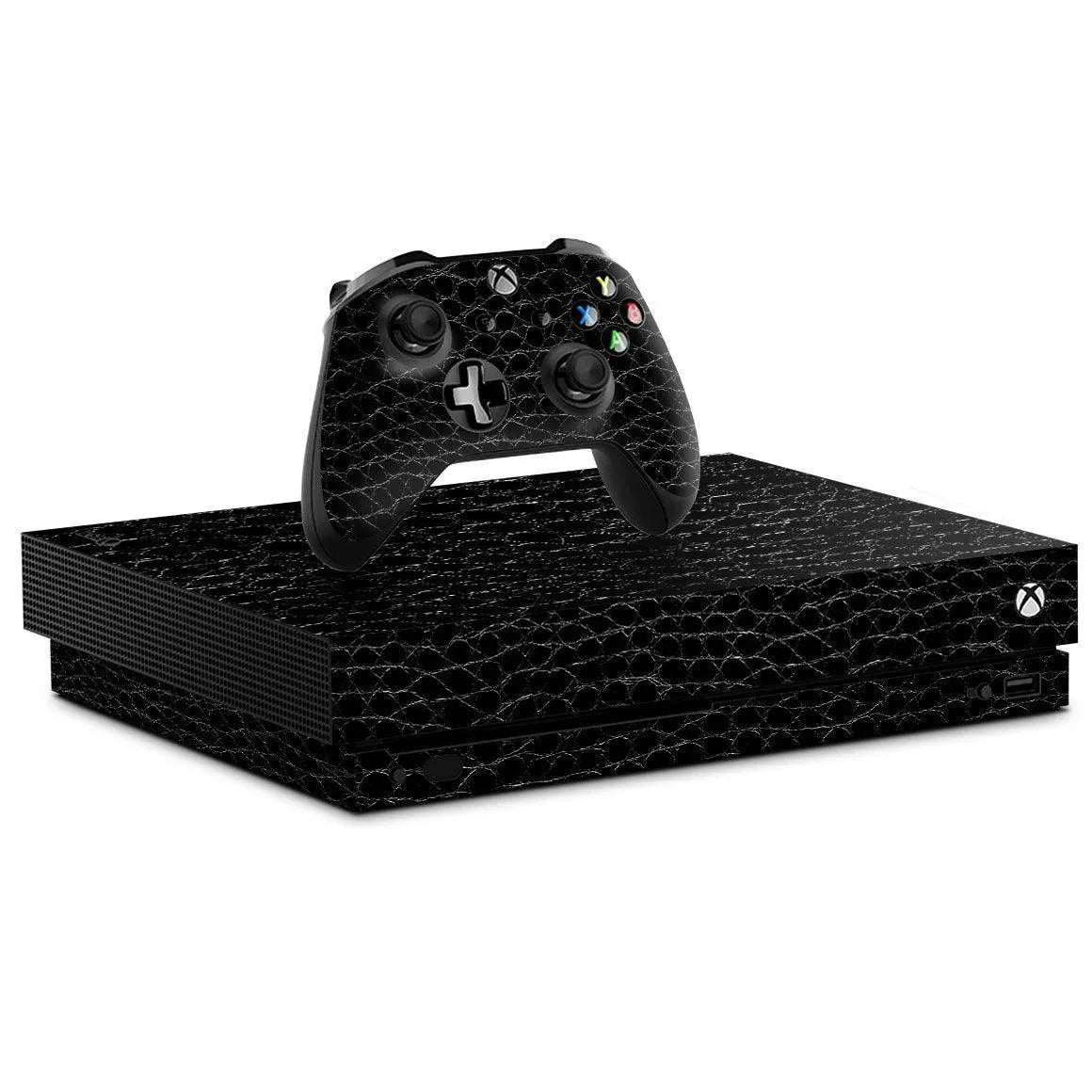 Xbox One X Leather Series Skins - Slickwraps