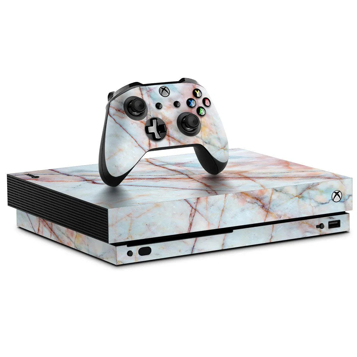 Xbox One X Marble Series Skins - Slickwraps