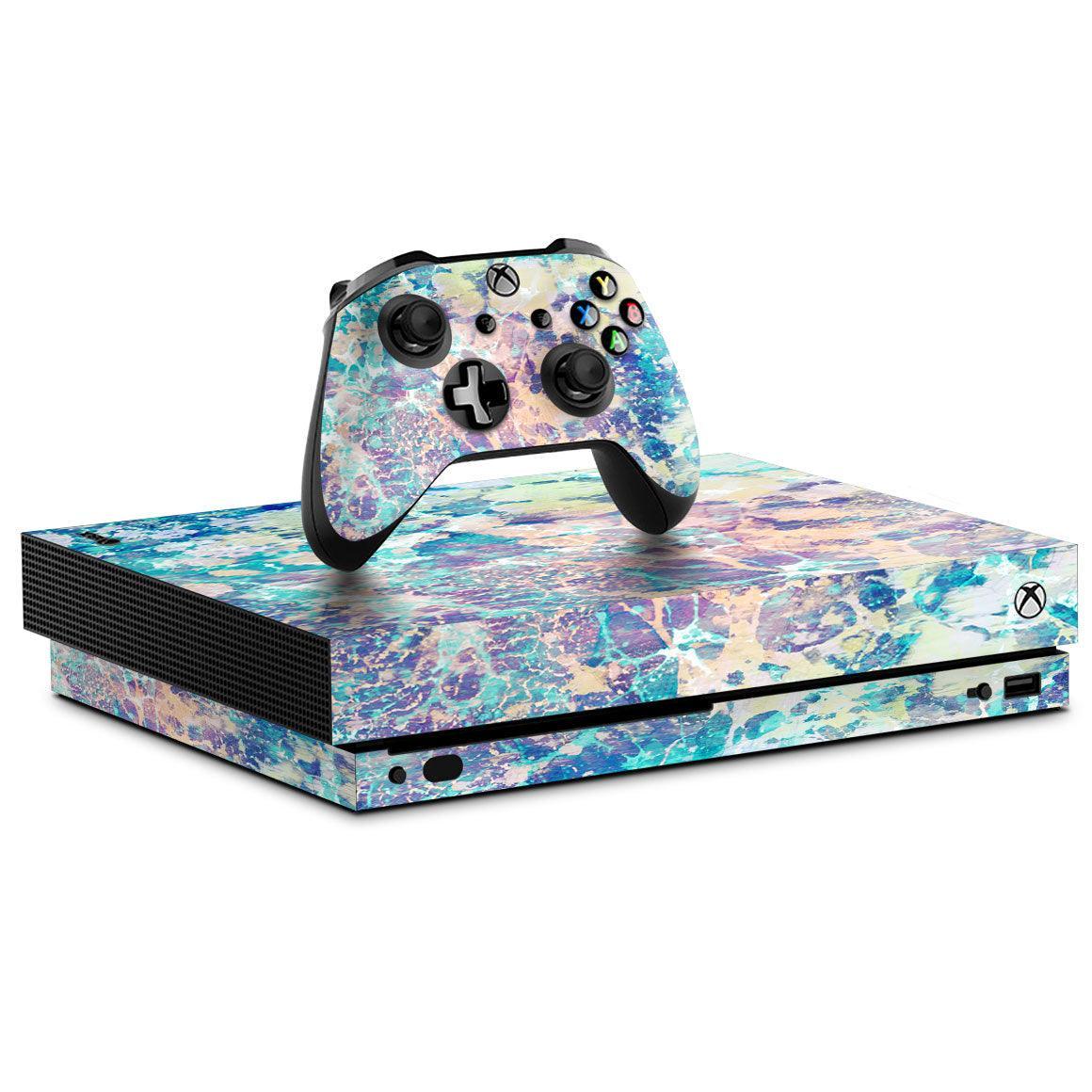 Xbox One X Marble Series Skins - Slickwraps