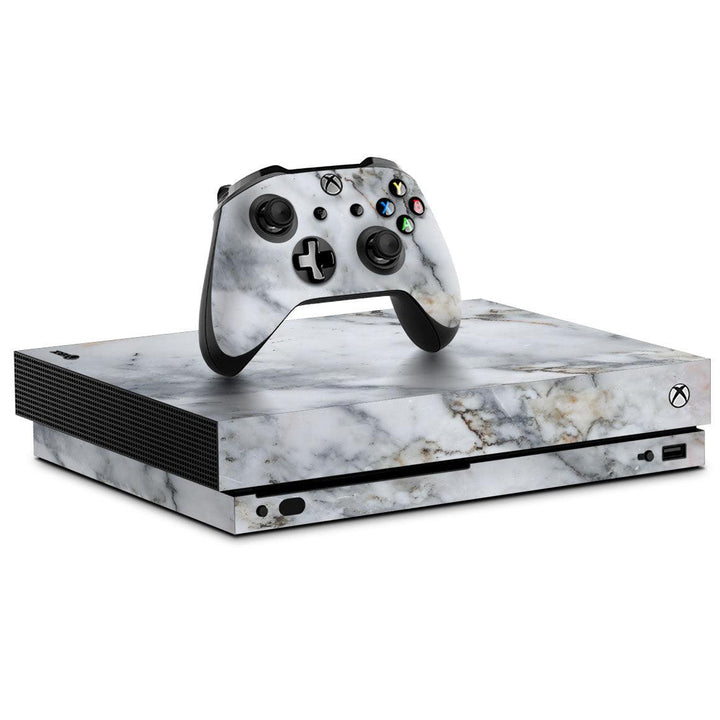 Xbox One X Marble Series Skins - Slickwraps
