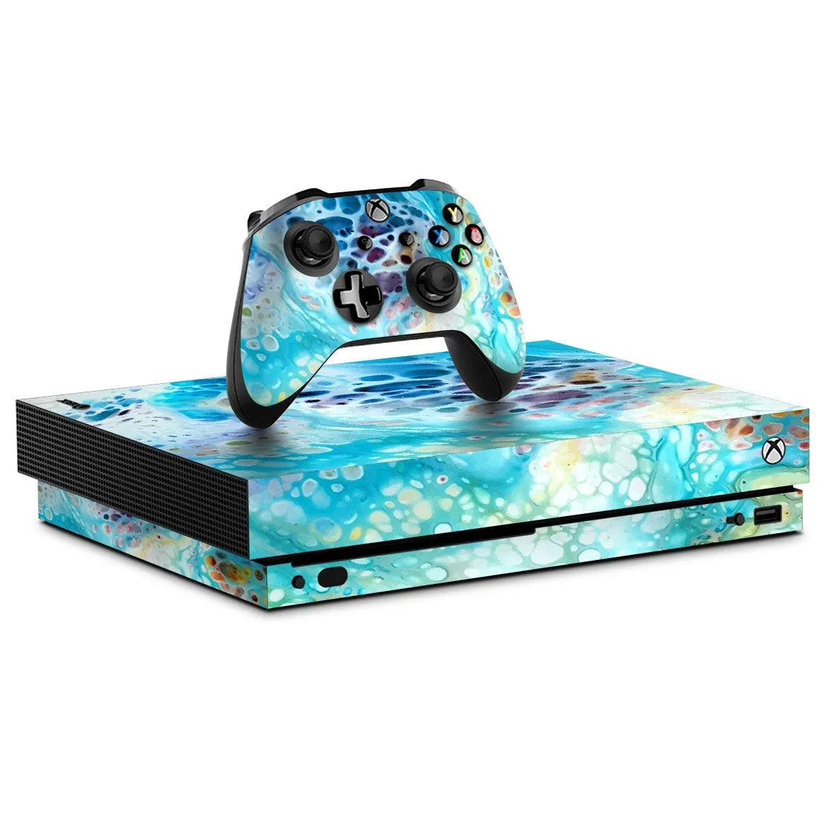 Xbox One X Oil Paint Series Skins - Slickwraps