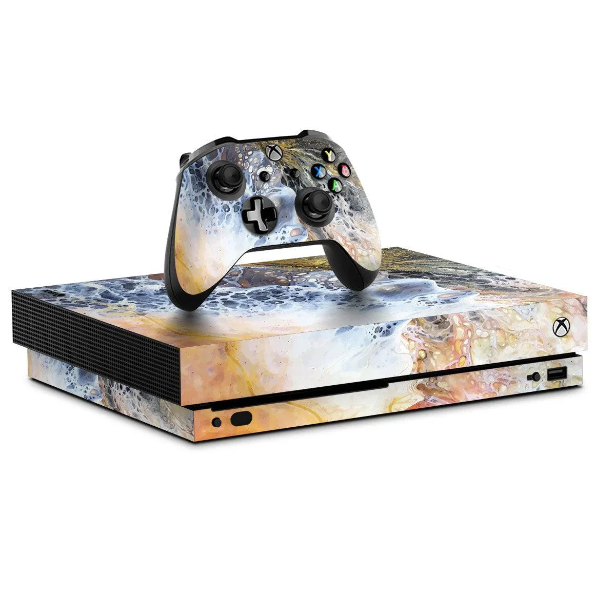 Xbox One X Oil Paint Series Skins - Slickwraps