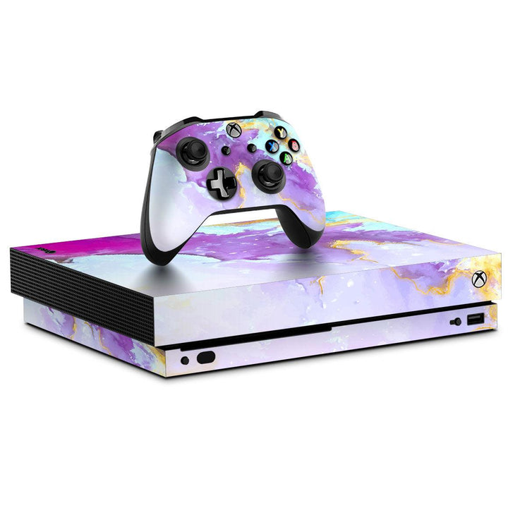 Xbox One X Oil Paint Series Skins - Slickwraps