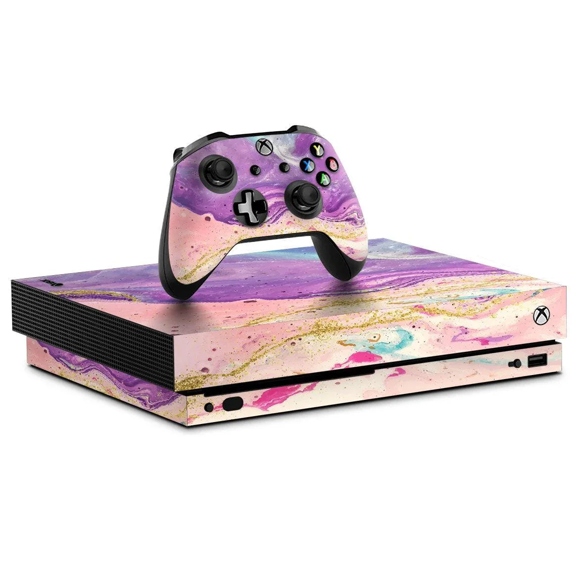Xbox One X Oil Paint Series Skins - Slickwraps